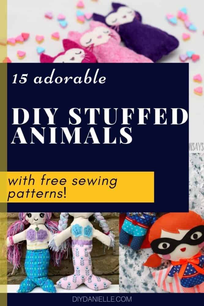 DIY Plush Toys: Sewing Patterns for Stuffed Animals (Stuffies)
